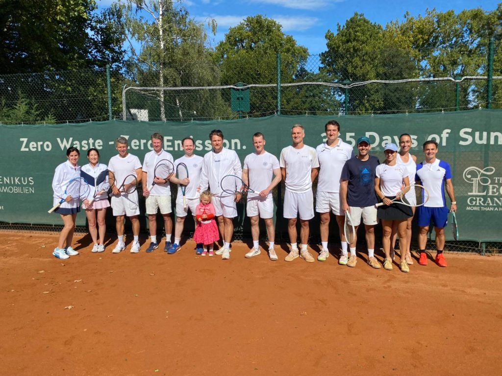 The finalists, the Fitzwilliam LTC team